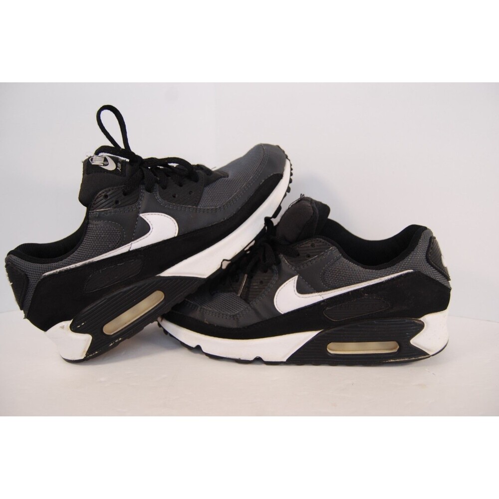 Nike Air Max 90 Iron Grey Black White Sneakers CN8490-002 Men's Size 10